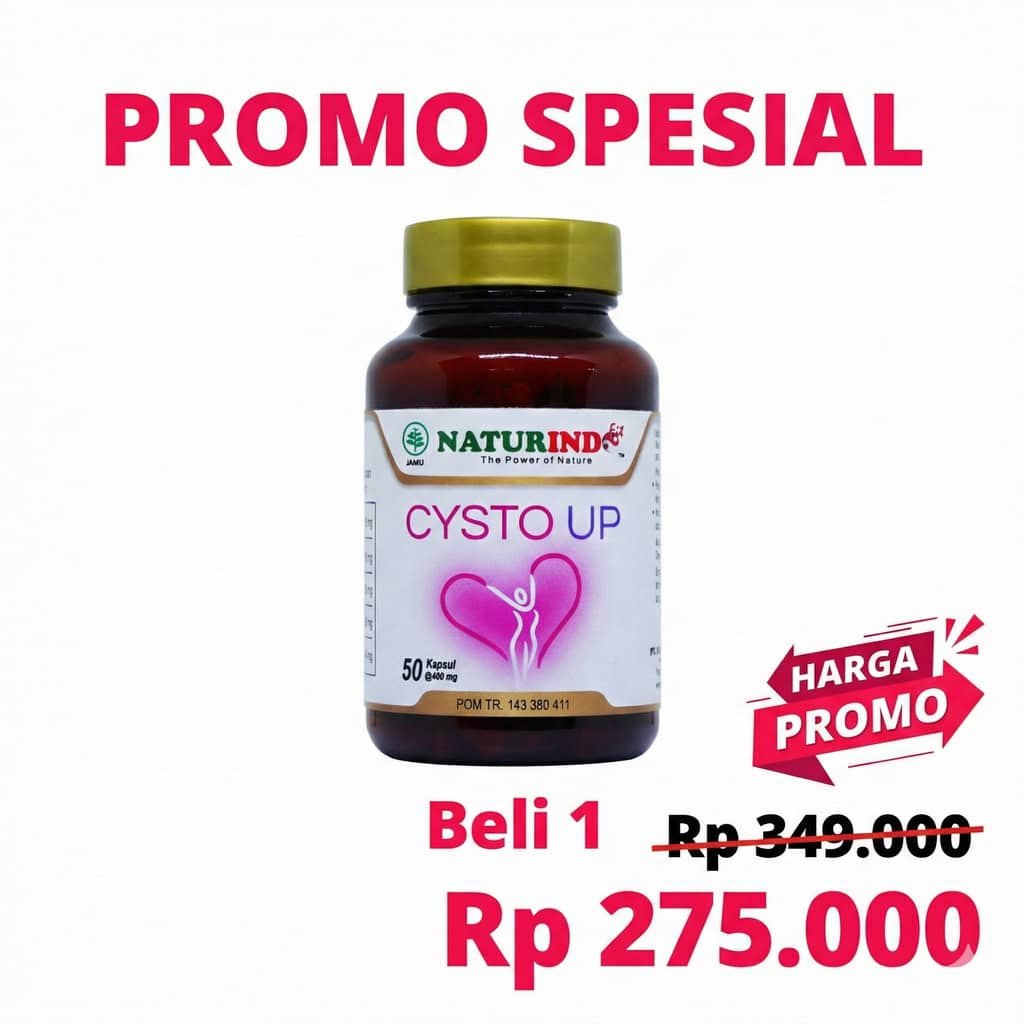 Promo 1 Botol Cysto Up - Rp 275.000